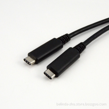 USB 3.1 Type C Male Interface to Male Adapter Data Cable for Tablet Double Type-C Conversion